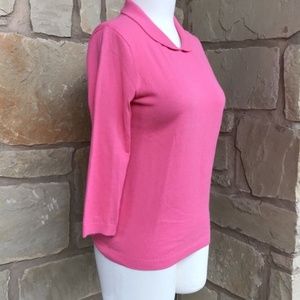 Kate Spade Peter Pan Collar Pink Sweater
